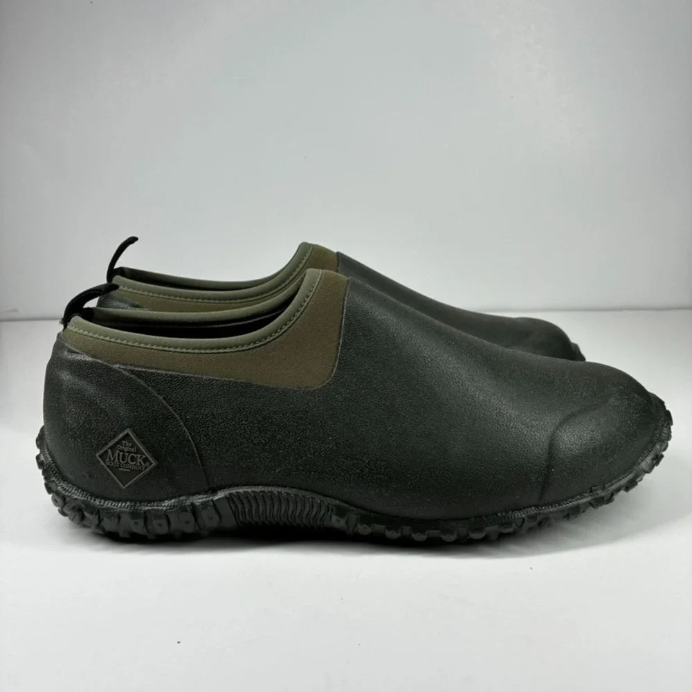 Muck Boots Muckster II Low Men's US 12 Moss Green Waterproof Outdoor Garden Shoe
